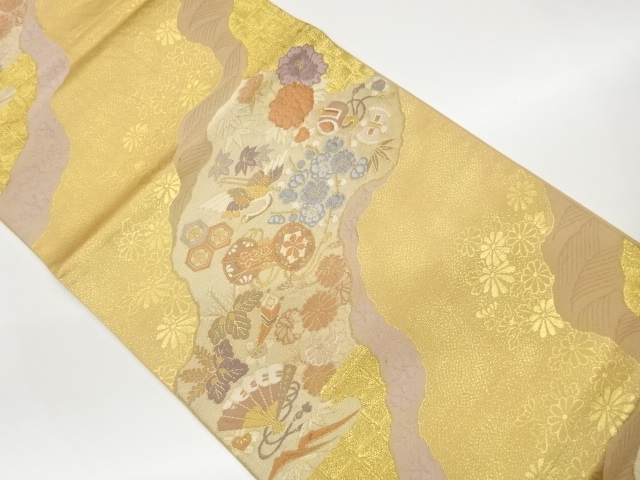 Japanese Kimono / Fukuro Obi Silk